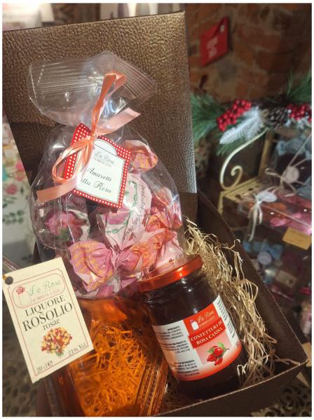 Set Natale Rosa di bosco